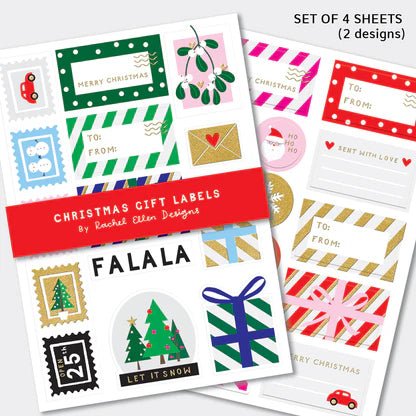 Rachel Ellen Designs: Christmas Labels - Acorn & Pip_Rachel Ellen Designs