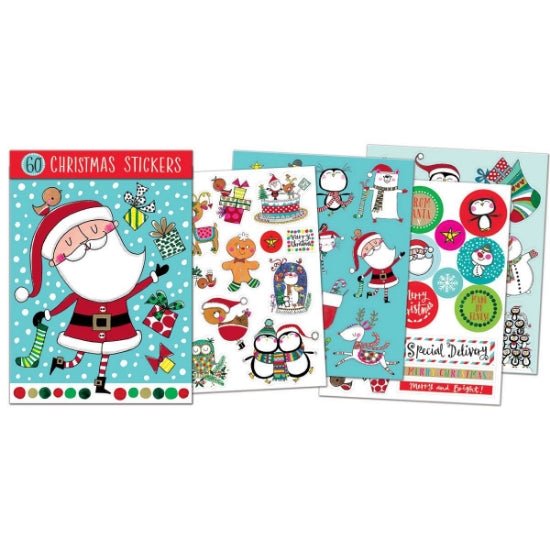 Rachel Ellen Designs: Christmas Sticker Set - Acorn & Pip_Rachel Ellen Designs