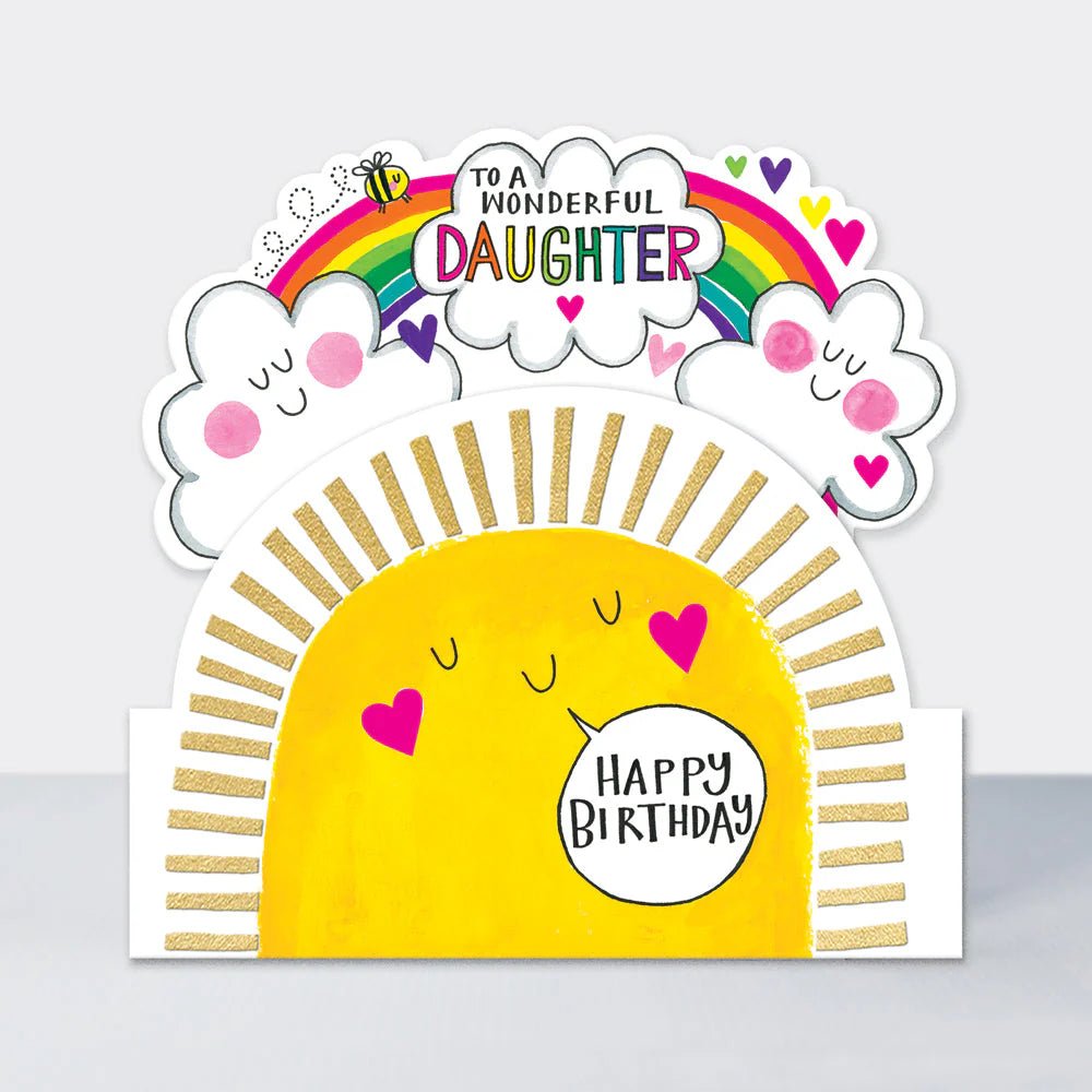 Rachel Ellen Designs: Happy Birthday Daughter Card - Acorn & Pip_Rachel Ellen Designs