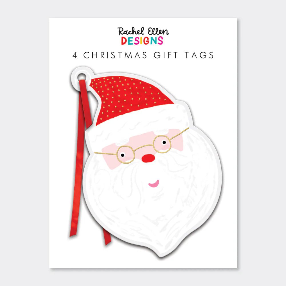 Rachel Ellen Designs: Santa Gift Tag - Acorn & Pip_Rachel Ellen Designs