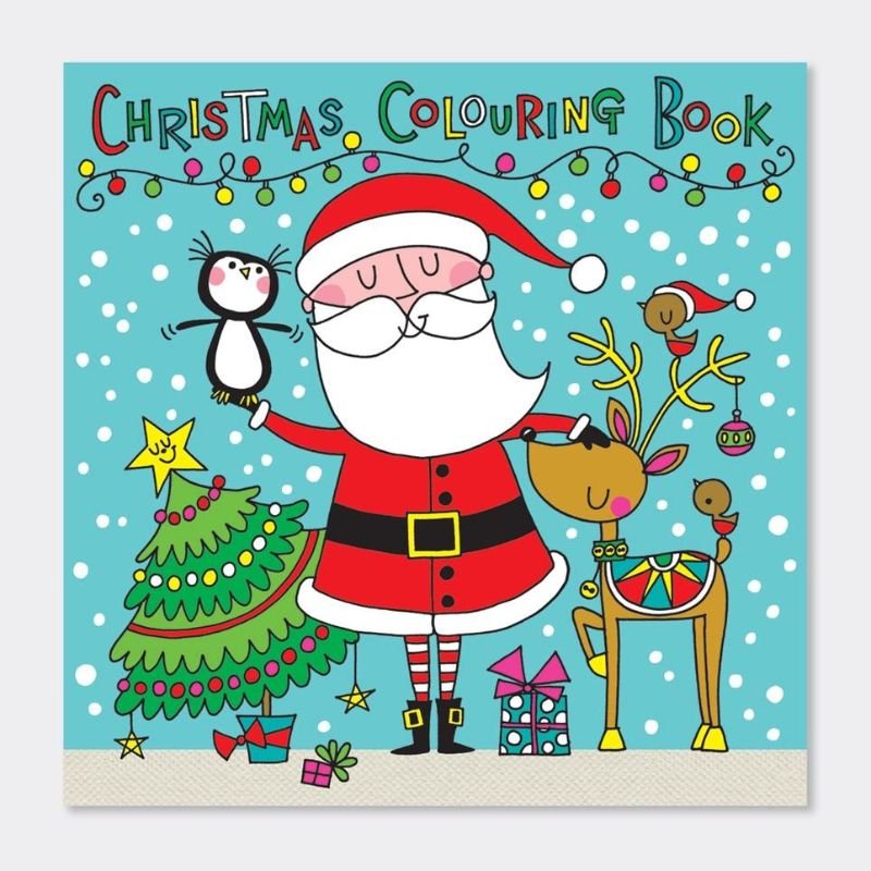 Rachel Ellen Designs: Santa Scene Colouring Book - Acorn & Pip_Rachel Ellen Designs