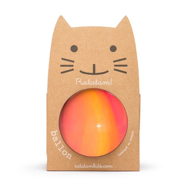 Ratatam: Pink / Orange Ball (15cm) - Acorn & Pip_Ratatam Kids