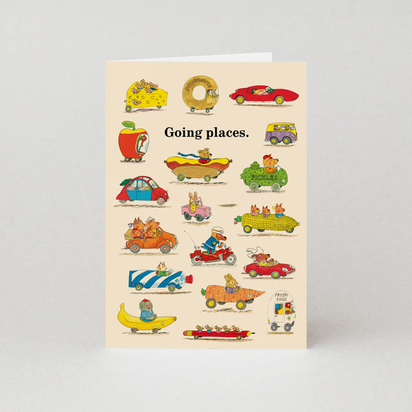 Studio Boketto Richard Scarry Going Places Greeting Card