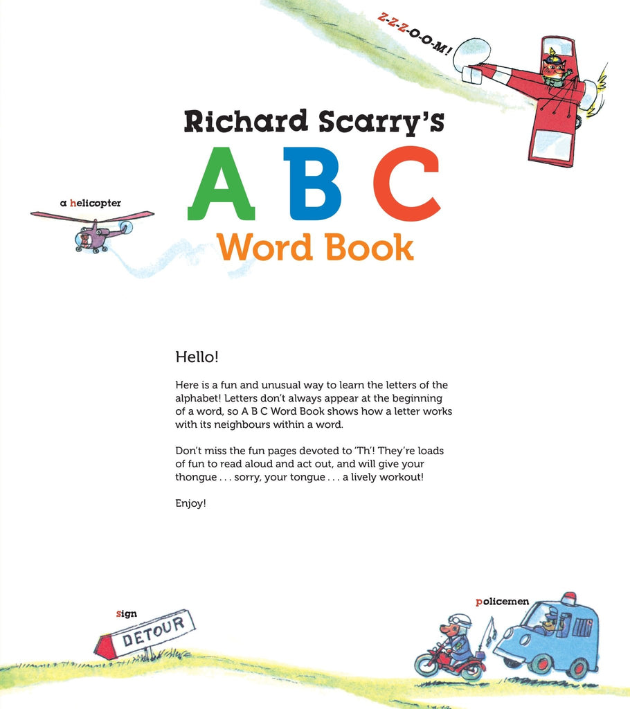 Richard Scarrys ABC Word Book (PB) - Acorn & Pip_Bookspeed