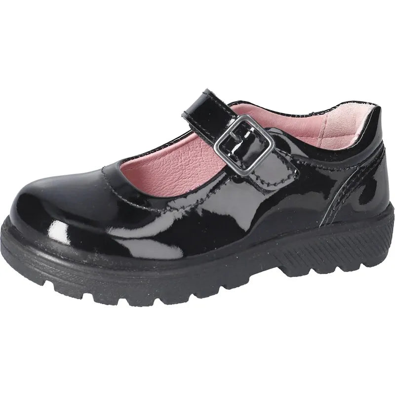 Ricosta: Alice Black Patent School Shoes - Acorn & Pip_Ricosta