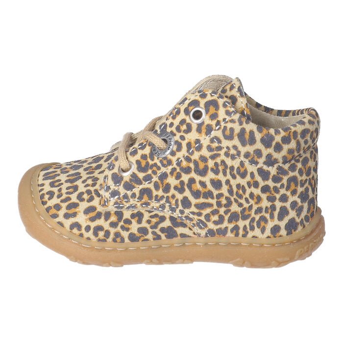 Ricosta: Dots Lace Up Boots - Animal Print / Desert - Acorn & Pip_Ricosta