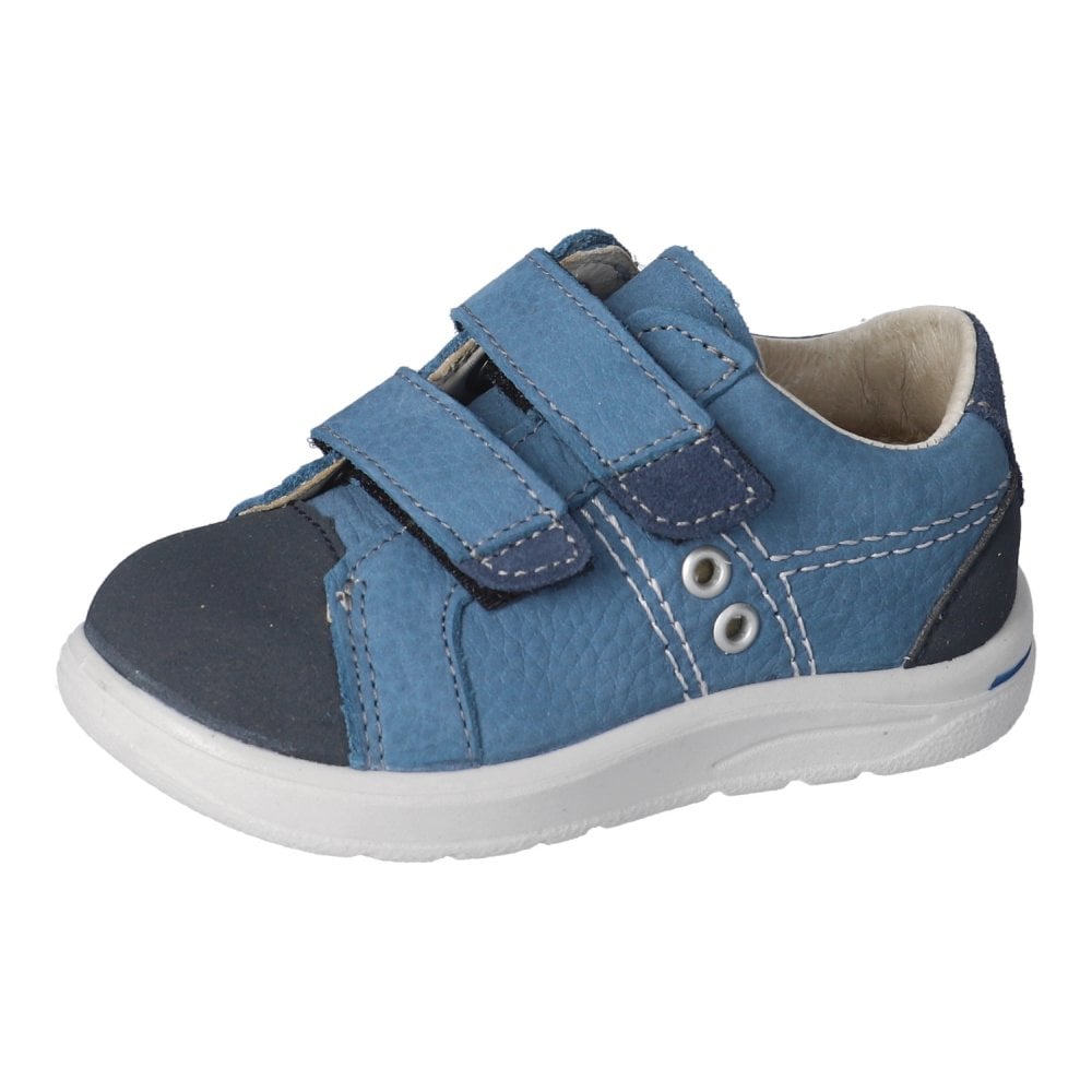 Ricosta: Nippy Velcro Trainers - Blue / Adriatic Reef - Acorn & Pip_Ricosta