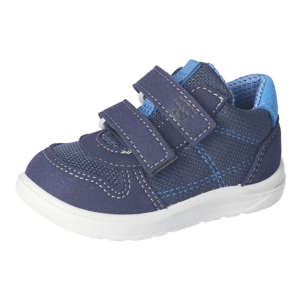 Ricosta: Sam Double Velcro Kids Trainer - Blue / Ocean - Acorn & Pip_Ricosta