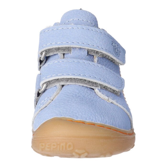 Ricosta: Tommy Double Velcro Trainers - Blue / Frost - Acorn & Pip_Ricosta