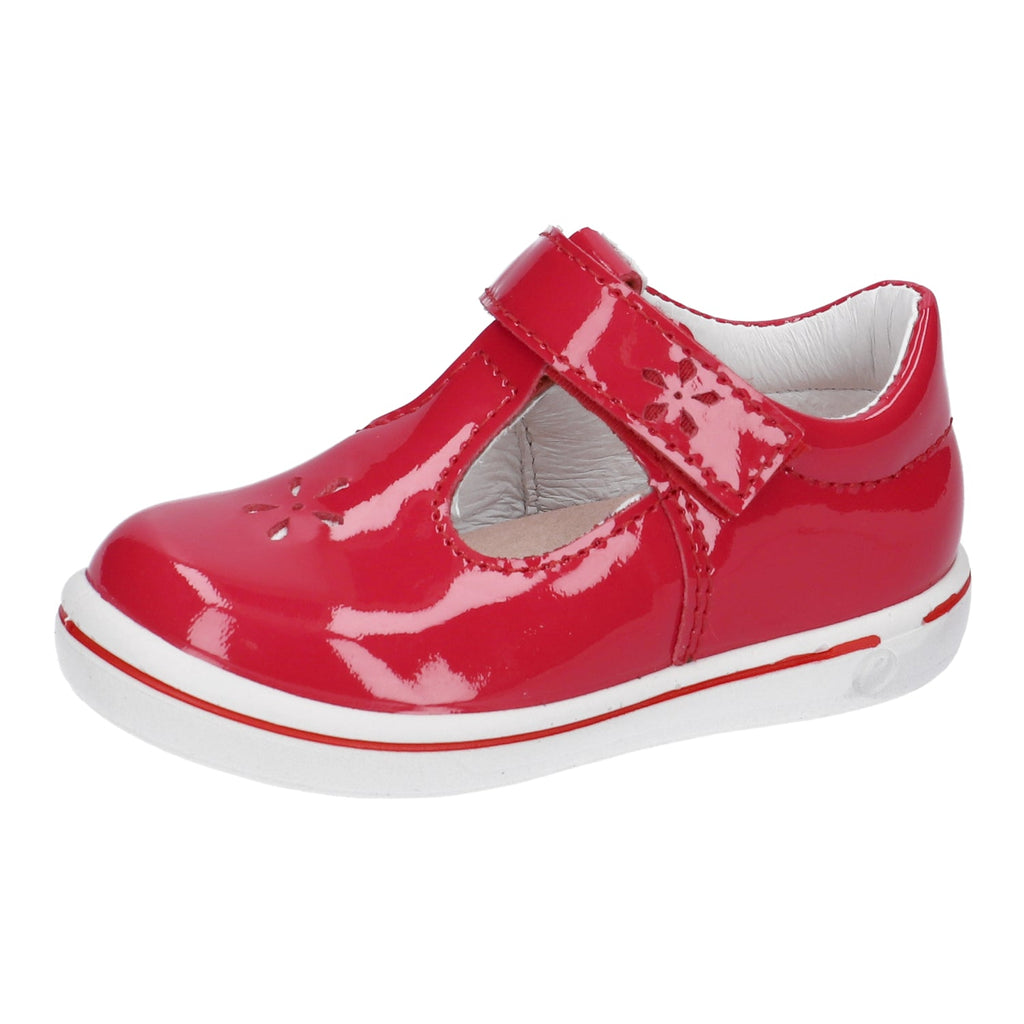 Ricosta: Winona Girls T - Bars Shoes - Cherry Red - Acorn & Pip_Ricosta