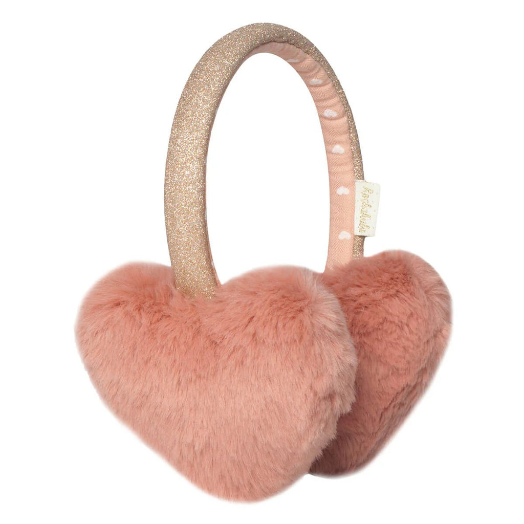 Rockahula: Fluffy Love Heart Earmuffs - Acorn & Pip_Rockahula