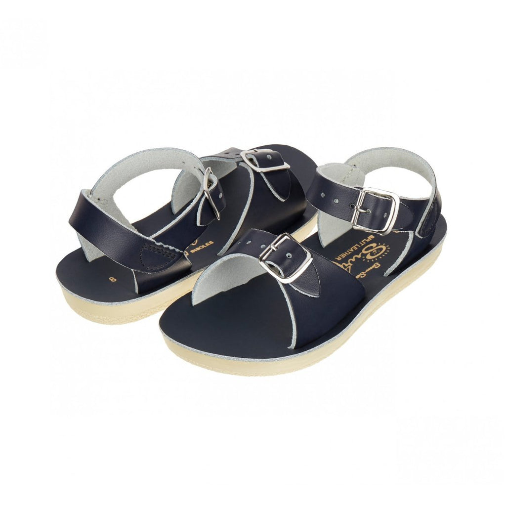 Salt - Water Sandals: Surfer Navy Kids Sandals - Acorn & Pip_Salt - Water Sandals