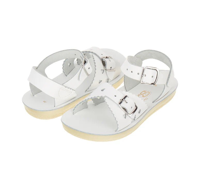 Salt - Water Sandals: Sweetheart White Kids Sandals - Acorn & Pip_Salt - Water Sandals