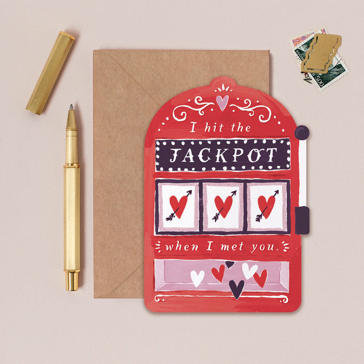 Sister Paper Co I Hit The Jackpot Love Card