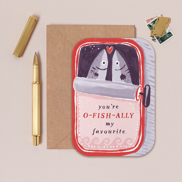 Sister Paper Co You’re O-Fish-Ally My Favourite Card