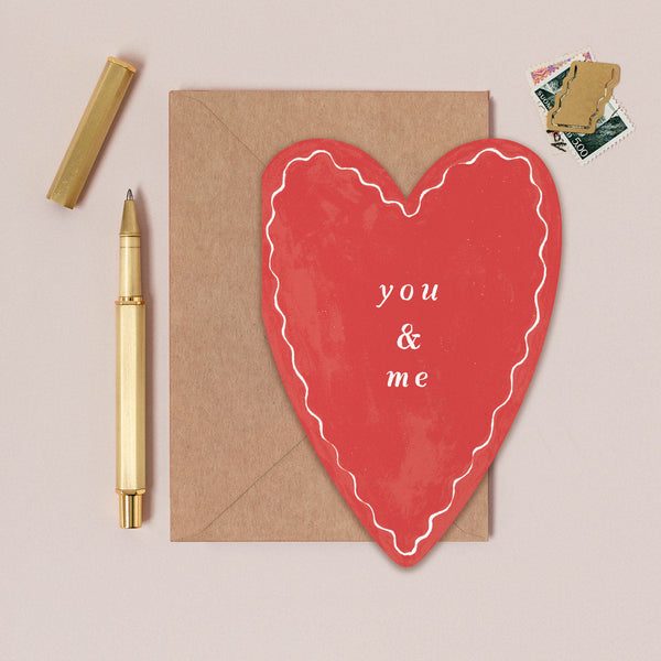 Sister Paper Co You & Me Heart Love Card
