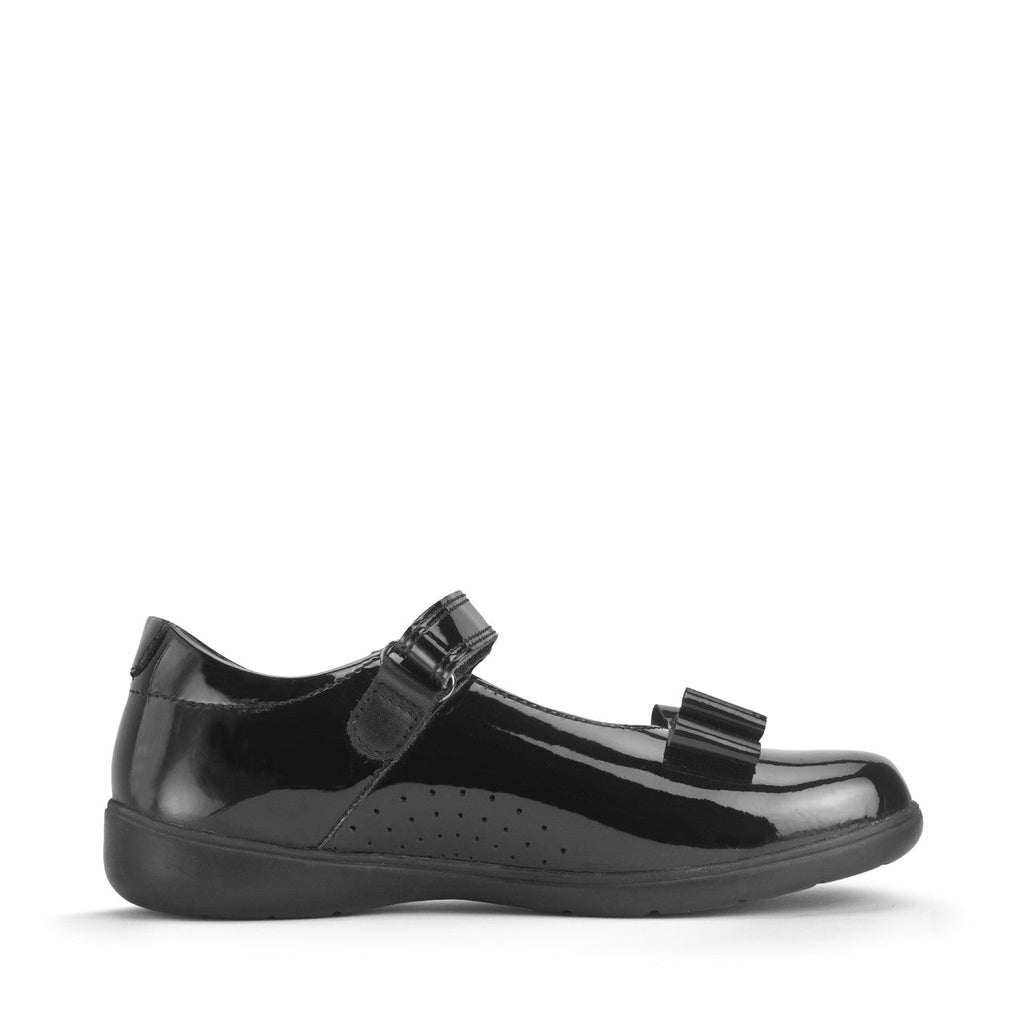Start - Rite: Bella Girls School Shoes - Black Patent - Acorn & Pip_Start Rite