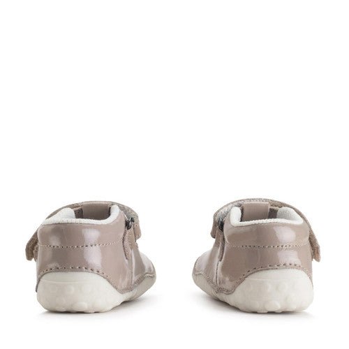 Start - Rite: Tumble - Taupe Patent Pre - Walkers - Acorn & Pip_Start Rite