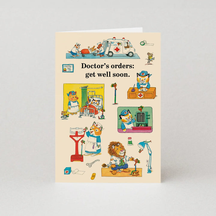 Richard Scarry Doctor’s Orders card