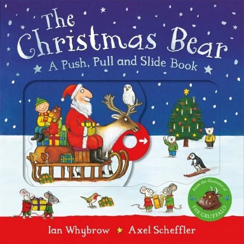 The Christmas Bear (Push & Pull) - Board Book - Acorn & Pip_Bookspeed