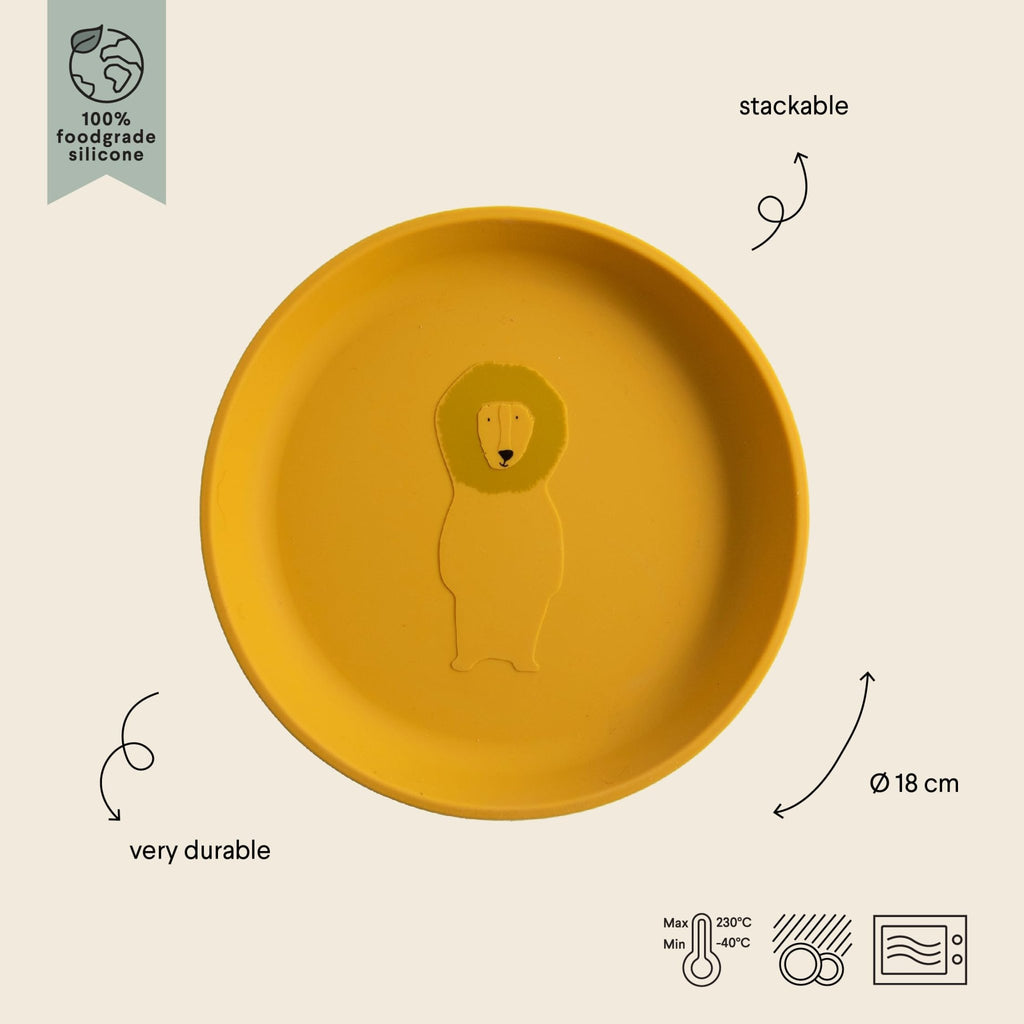 Trixie: Silicone Plate - Mr Lion - Acorn & Pip_Trixie