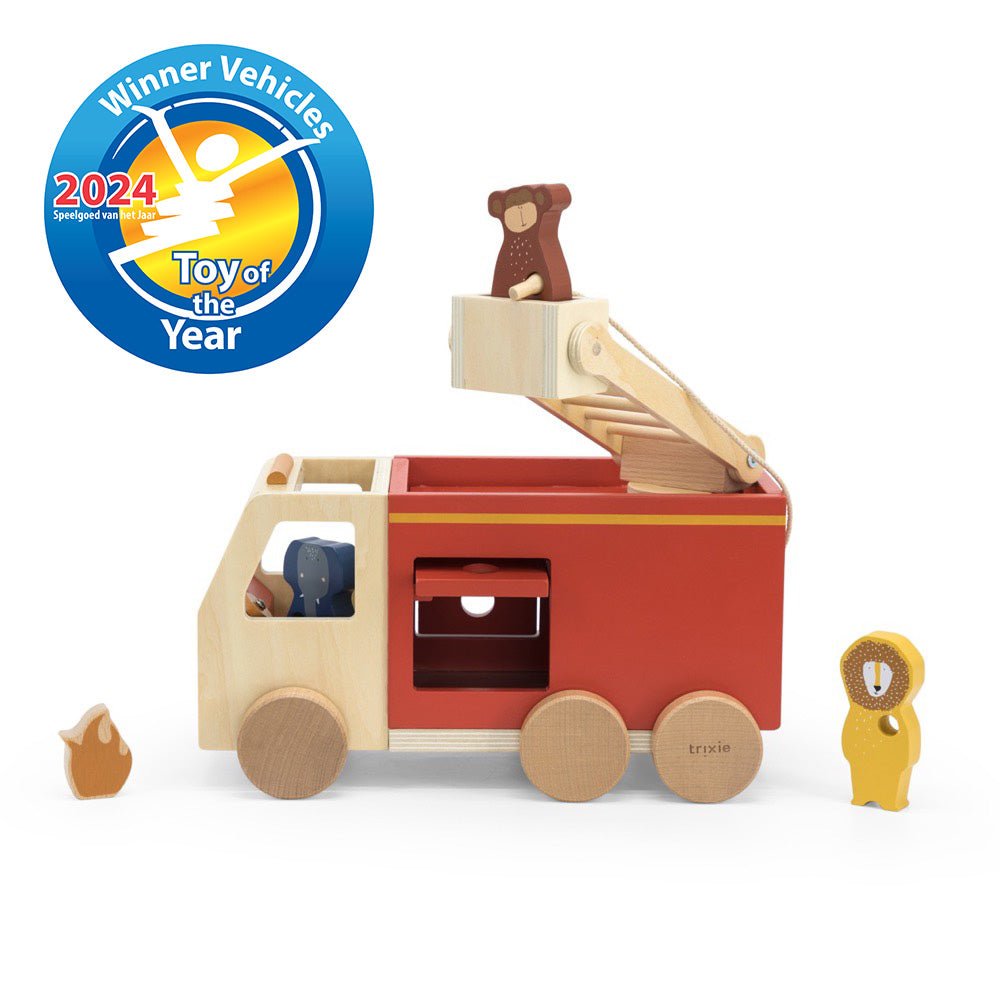 Trixie: Wooden Fire Truck - Acorn & Pip_Trixie