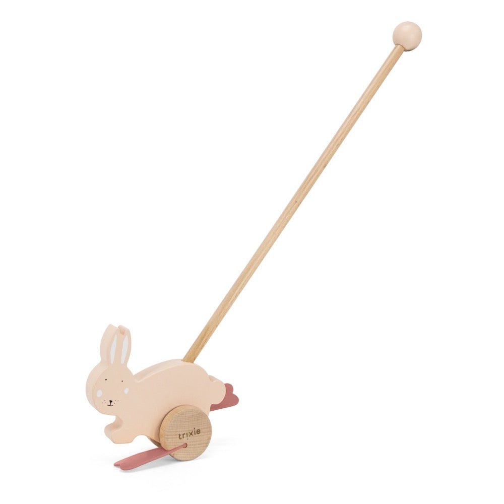 Trixie: Wooden push along toy - Mrs. Rabbit - Acorn & Pip_Trixie