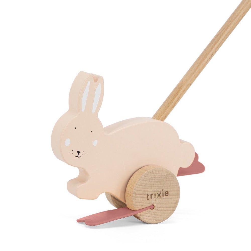 Trixie: Wooden push along toy - Mrs. Rabbit - Acorn & Pip_Trixie