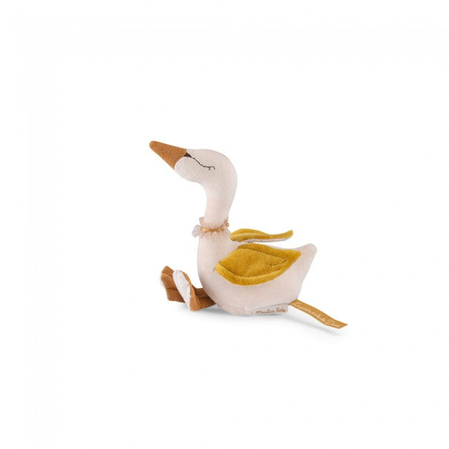 Moulin Roty: Golden Swan Rattle - La Petite Ecole de Danse - Soft Toys for Kids at Acorn & Pip