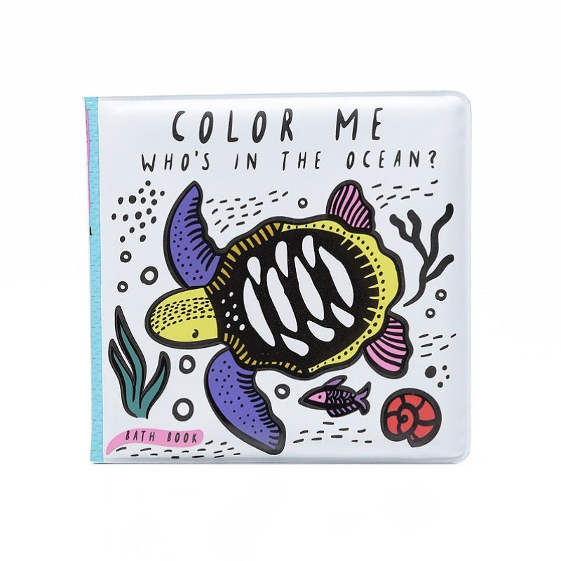 Wee Gallery: Colour Me Bath Book: Who’s in the Ocean? - Acorn & Pip_Wee Gallery