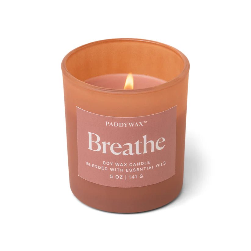 Wellness Red Soy Candle 141g - Breathe - Acorn & Pip_Paddywax