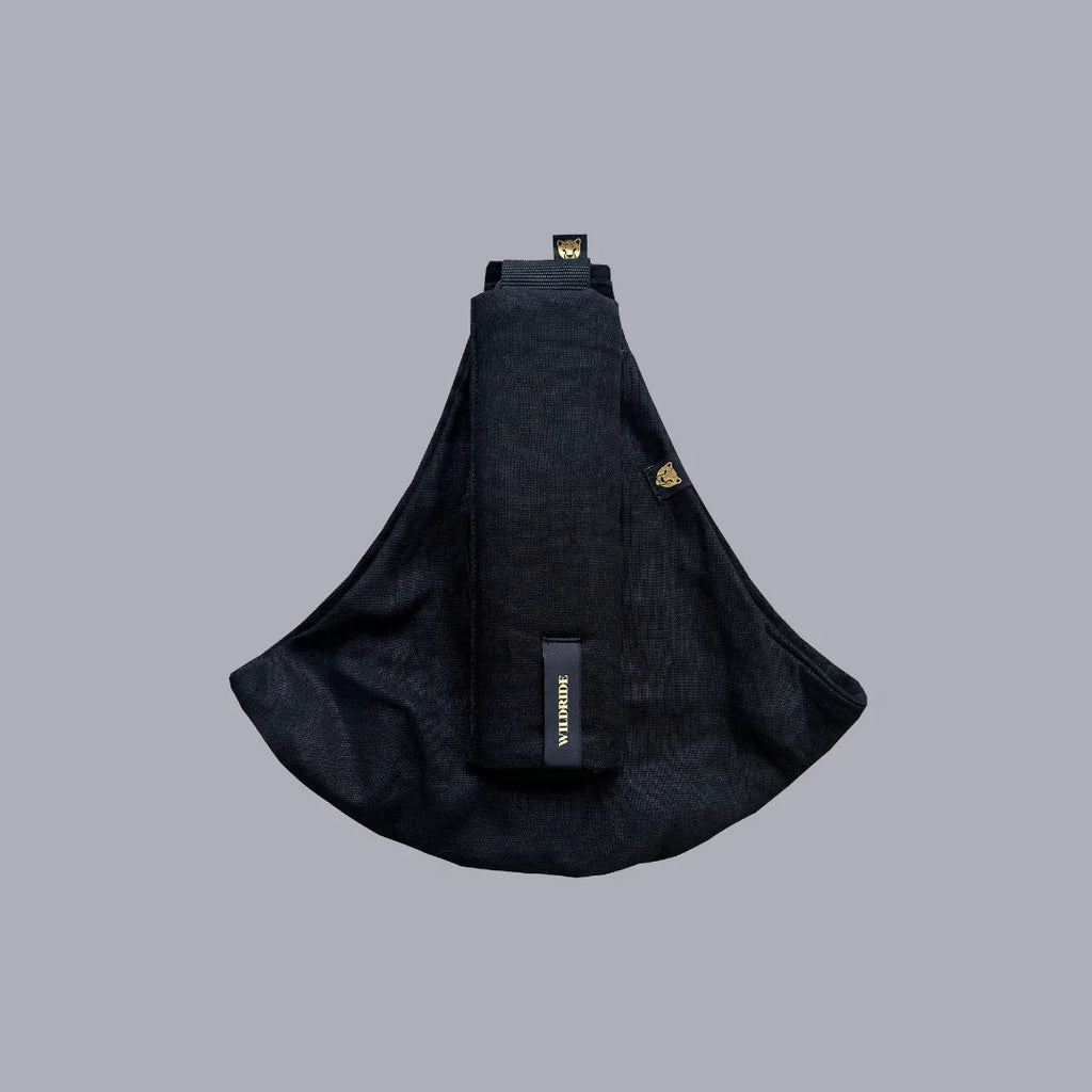 Wildride: Toddler Carrier - Black Linen - Acorn & Pip_Wildride