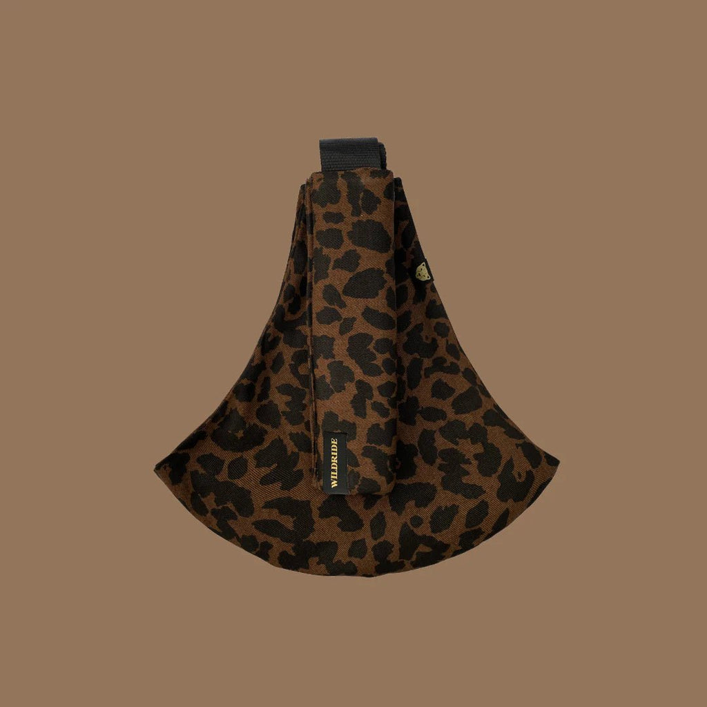 Wildride: Toddler Carrier Leopard Print Brown - Acorn & Pip_Wildride