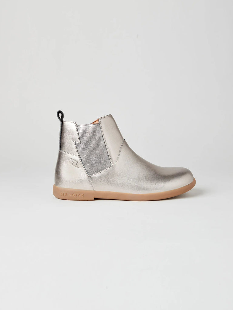 Zig + Star: Rockit Kids Boot - Pewter Moon - Acorn & Pip_Zig + Star