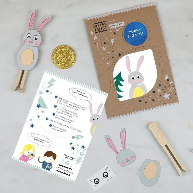 Cotton Twist: DIY Bunny Peg Doll Craft Set - Acorn & Pip_Cotton Twist