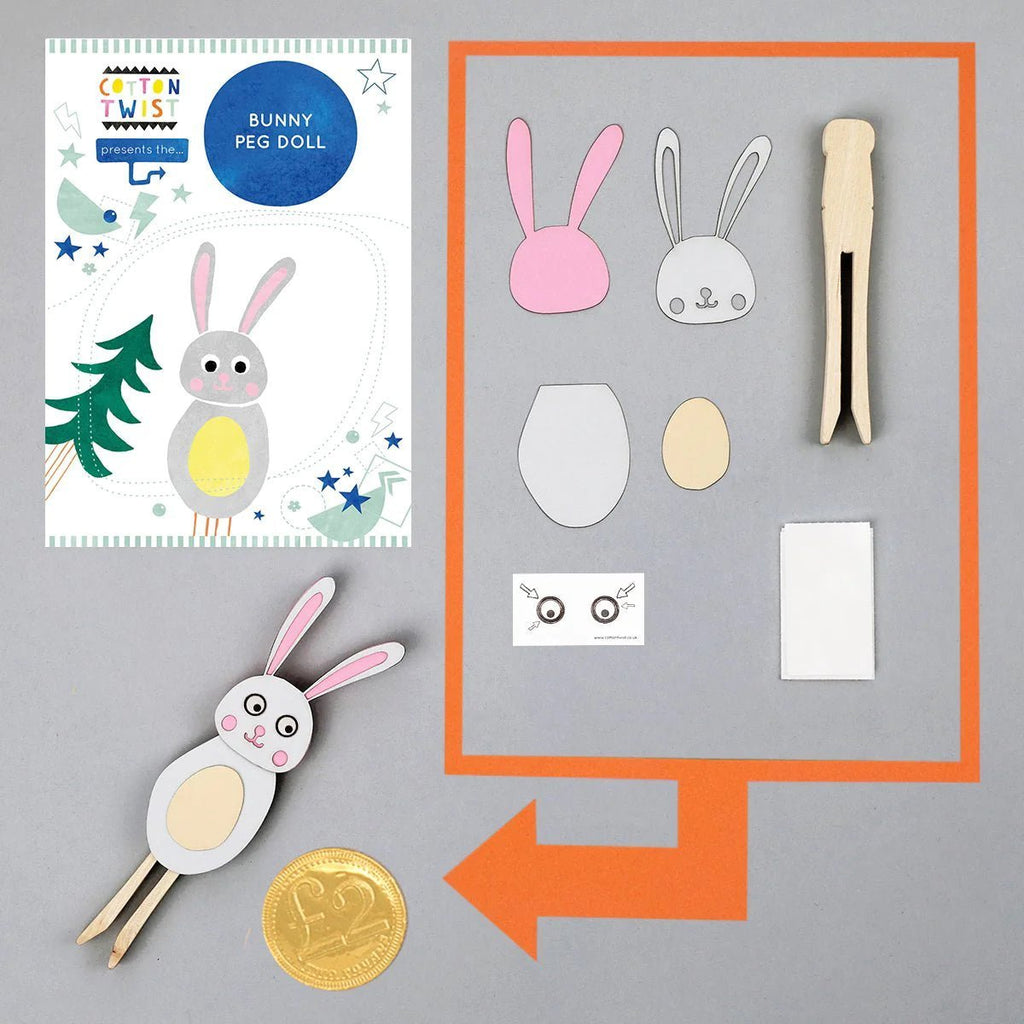 Cotton Twist: DIY Bunny Peg Doll Craft Set - Acorn & Pip_Cotton Twist