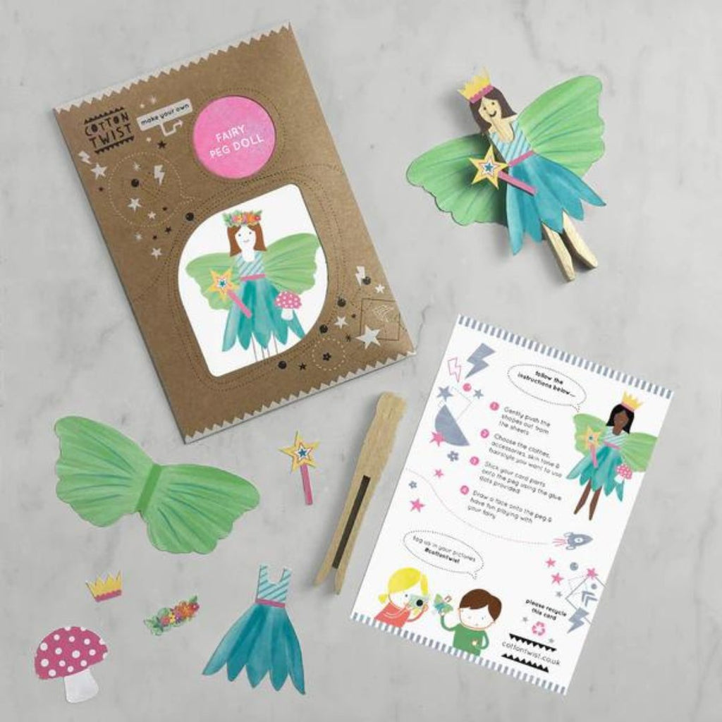 Cotton Twist: Make Your Own Fairy Peg Doll - Acorn & Pip_Cotton Twist