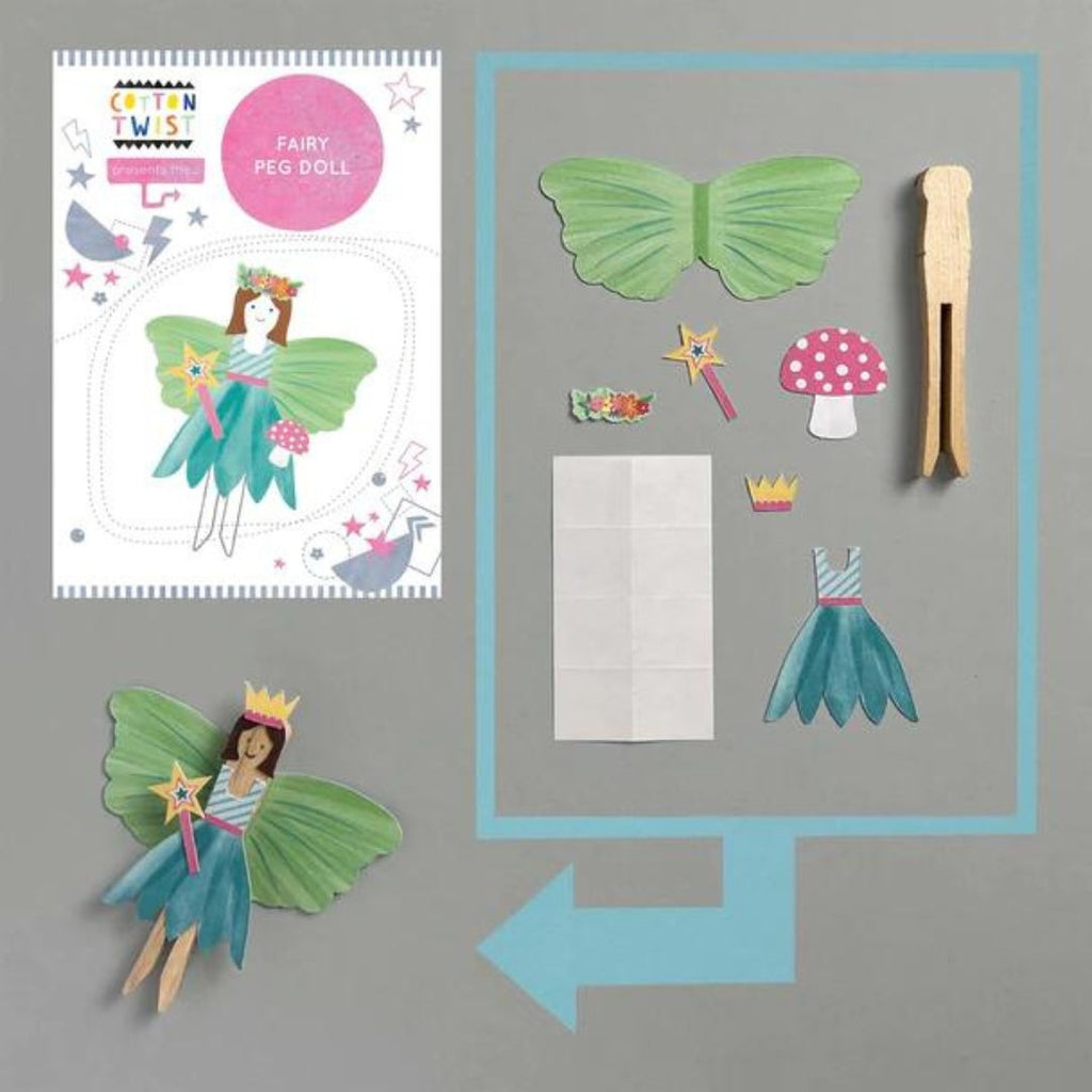 Cotton Twist: Make Your Own Fairy Peg Doll - Acorn & Pip_Cotton Twist