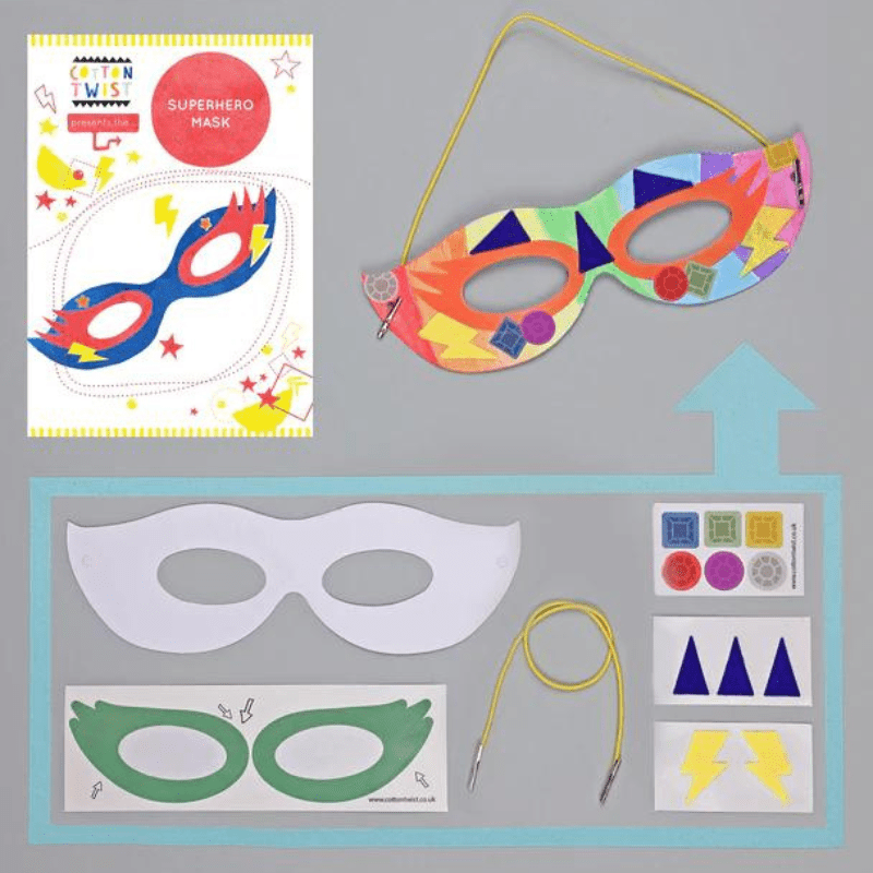 Cotton Twist: Make Your Own Superhero Mask - Acorn & Pip_Cotton Twist