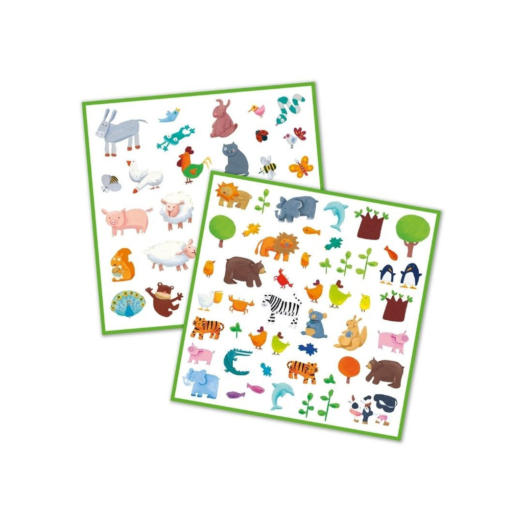 Djeco: Stickers - Animals - Acorn & Pip_Djeco