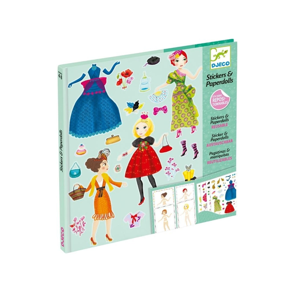 Djeco: Stickers & Paper Dolls - Massive Fashion - Acorn & Pip_Djeco