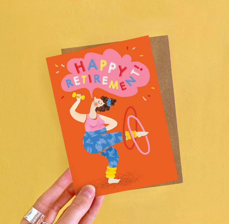 Emily Nash: Happy Retirement - Greeting Card - Acorn & Pip_Emily Nash Illustration
