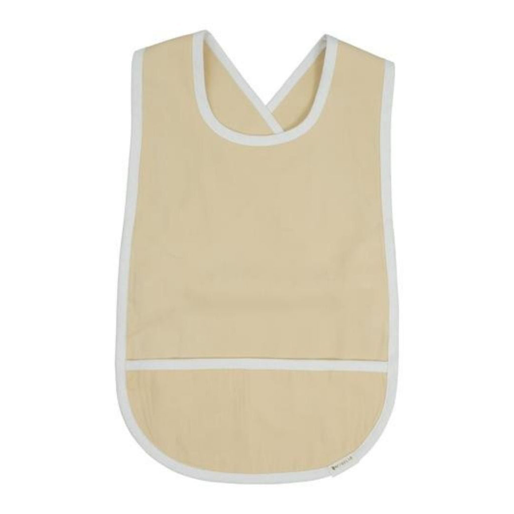 Fabelab: Cross Back Bib - Pale Yellow - Acorn & Pip_Fabelab