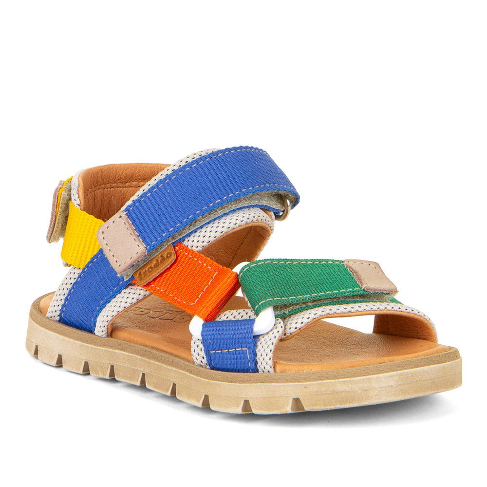 Froddo: KE Flash Velcro Adjustable Kids Summer Sandals - Beige Leather - Acorn & Pip_Froddo