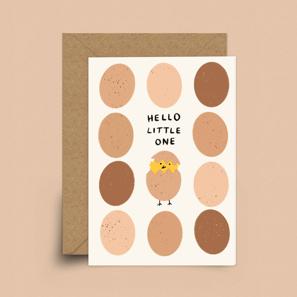 Hey Im Sakina: New Baby Egg Greetings Card - Acorn & Pip_Hey I'm Sakina