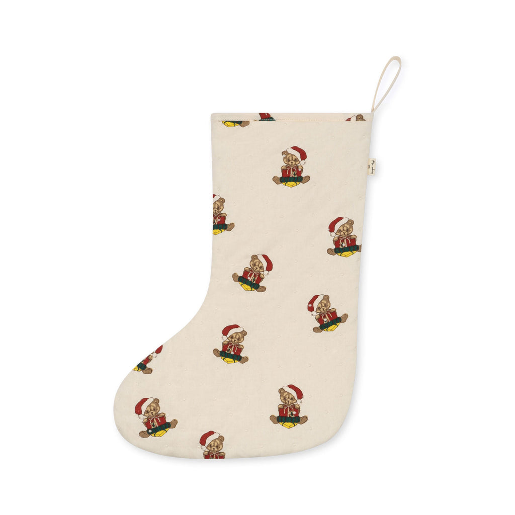 Konges Sløjd: Christmas Stocking - Christmas Teddy - Acorn & Pip_Konges Sløjd