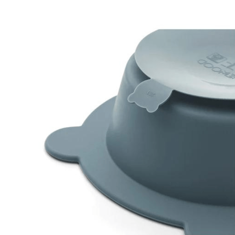 Liewood: Peony Suction Bowl 2 - pack - Sea Blue / Whale Blue - Acorn & Pip_Liewood