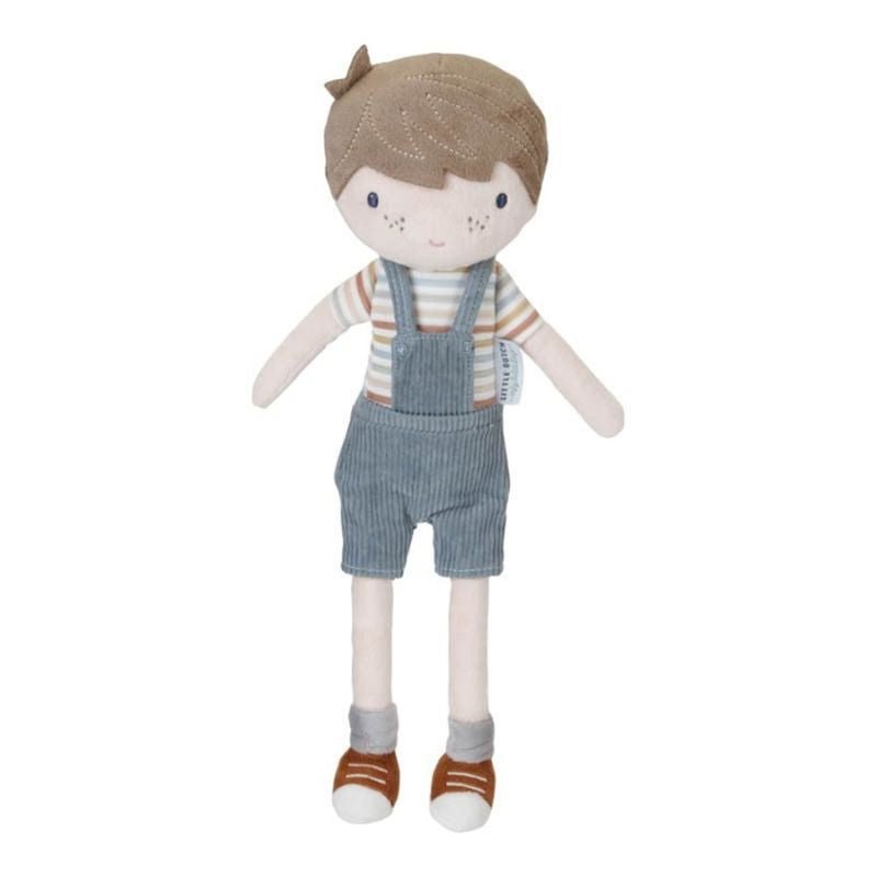 Little Dutch: Cuddle Doll 35cm - Jim (Stripe Top) - Acorn & Pip_Little Dutch