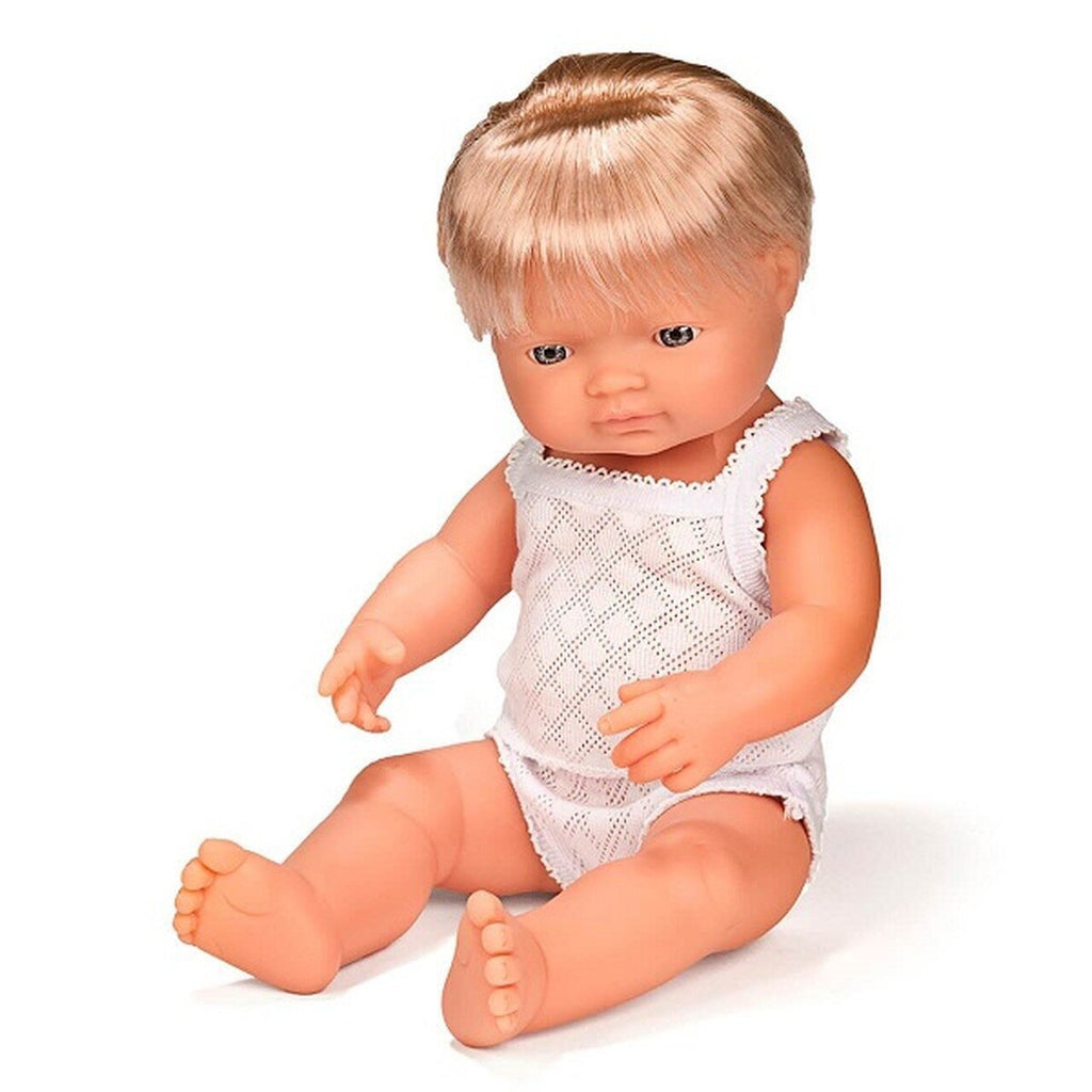 Miniland: Baby Doll - Boy C With Hair (38cm) - Acorn & Pip_Miniland
