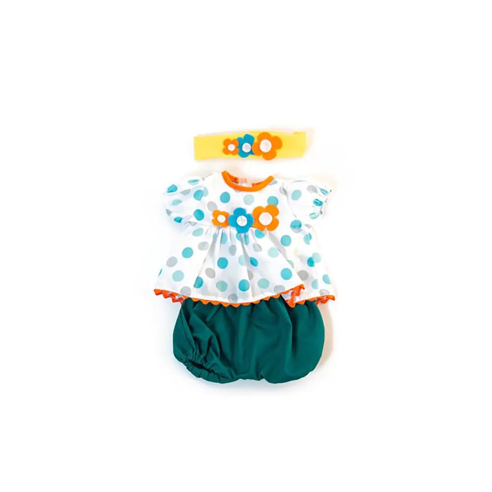 Miniland: Warm Weather Blouse Dolls Clothes Set 38cm - Acorn & Pip_Miniland